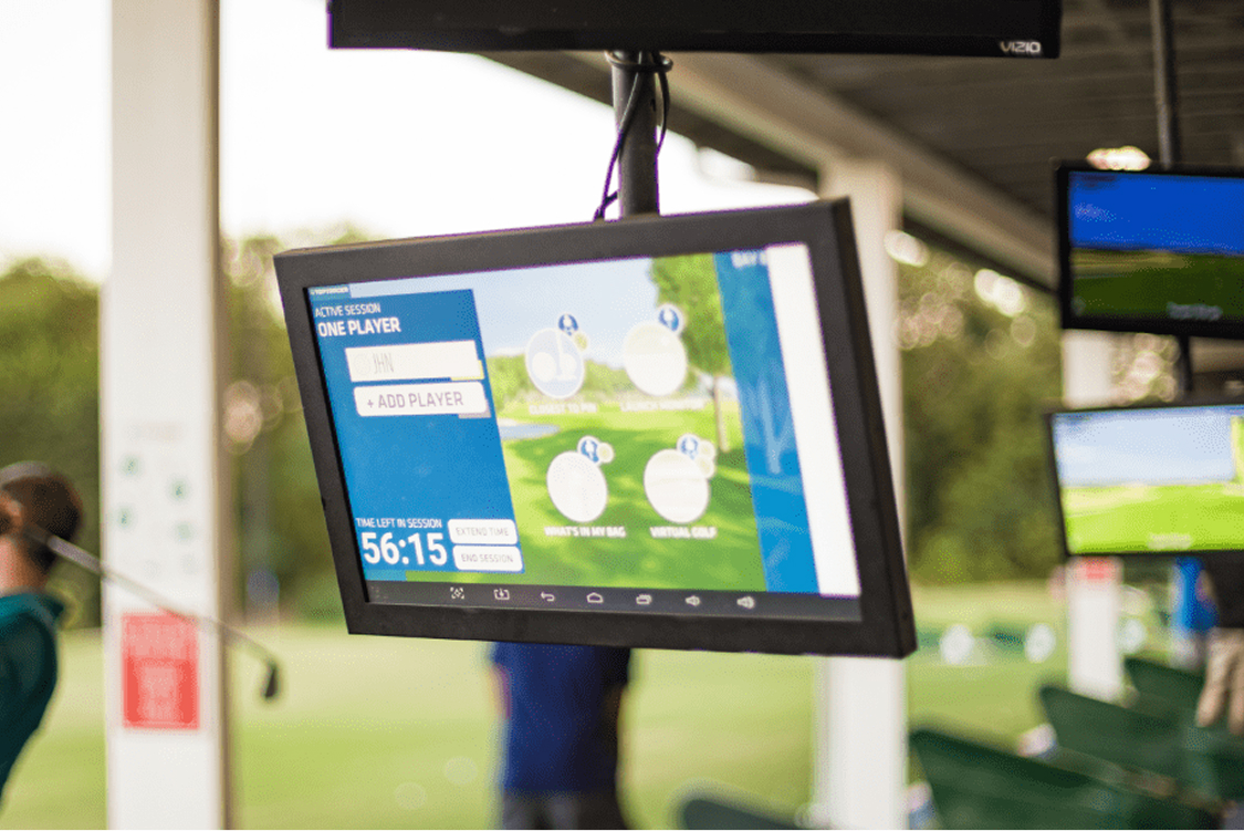 大型モニターにリアルタイム表示