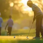 夏休み！子供と一緒にゴルフで遊ぶ